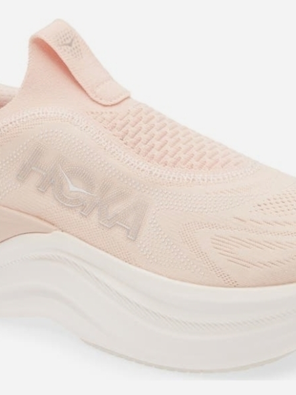 Hoka Women's Slip-On Sneaker in Pale Pink